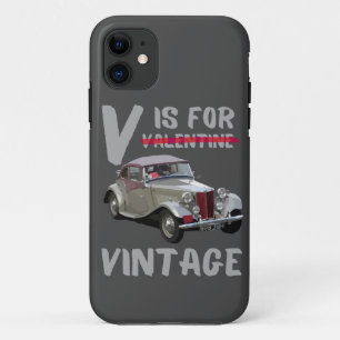 Case-Mate iPhone Case V IS FOR VINTAGE drôle valentine idée cadeau