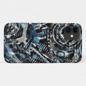 Coques Case-Mate iPhone V-Jumeau abstrait (Dos (Horizontal))