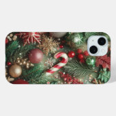 COQUES Case-Mate iPhone VACANCES ARGENT ROUGE VERT OR ORNAMENTS (Verso (horizontal))