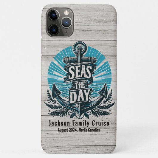 Coques Case-Mate iPhone Vacances croisière en famille personnalisée - Seas (Dos)