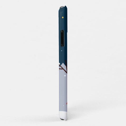 Coques Case-Mate iPhone Vacances hiver Snowman (Dos/Droite)