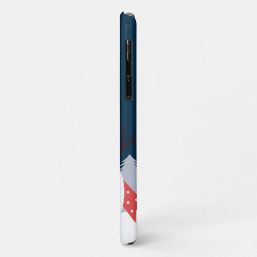 Coques Case-Mate iPhone Vacances hiver Snowman (Dos/Gauche)