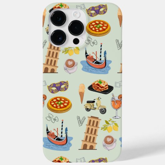 Coques Case-Mate iPhone Vacances parfaites en Italie (Verso)