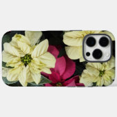 Coques Case-Mate iPhone Vacances saisonnières Poinsettias Floral (Verso (horizontal))