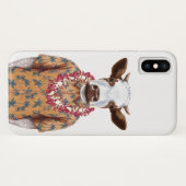 Coques Case-Mate iPhone Vache à chemise hawaïenne (Dos (Horizontal))