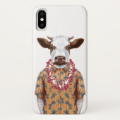 Coques Case-Mate iPhone Vache à chemise hawaïenne (Dos)