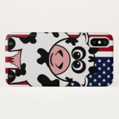 Coques Case-Mate iPhone Vache américaine (Dos (Horizontal))