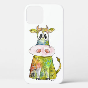 Case-Mate iPhone Case Vache blanche couleur blanc mignon