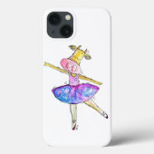 Coques Case-Mate iPhone Vache blanche mignonne (Verso)