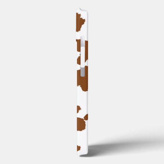 Coques Case-Mate iPhone Vache Brown Et Blanche Cacher Motif fourrure (Verso / Gauche)
