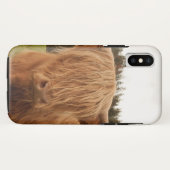 Coques Case-Mate iPhone Vache Highland #7 #mur #art (Dos (Horizontal))