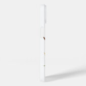 Coques Case-Mate iPhone Vache Highland avec Couronne de fleurs de tourneso (Verso / Droite)