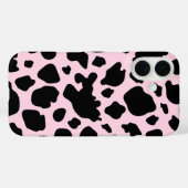 Coques Case-Mate iPhone Vache Imprimer sur le président rose (Verso (horizontal))