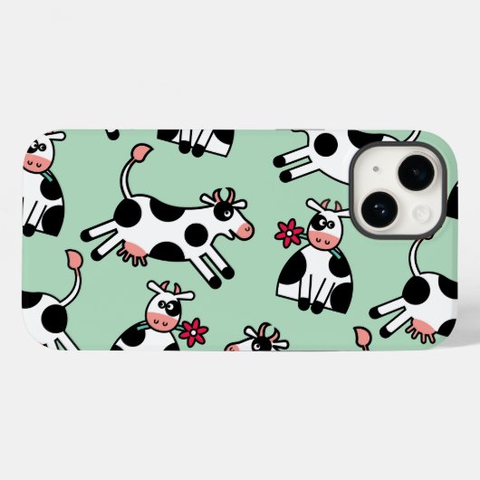 Coques Case-Mate iPhone Vache Lolailo 22 (Verso (horizontal))