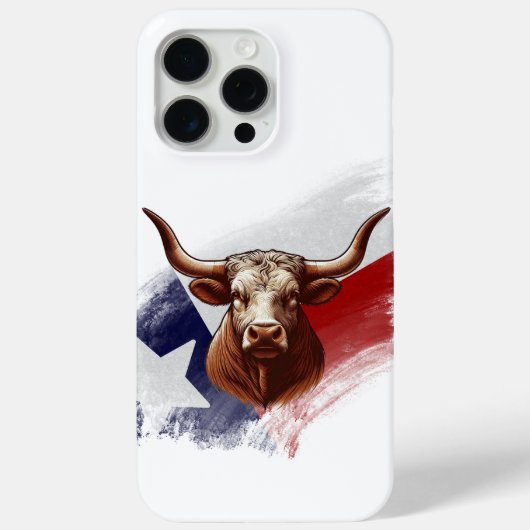 Coques Case-Mate iPhone Vache longhorne du Texas (Verso)