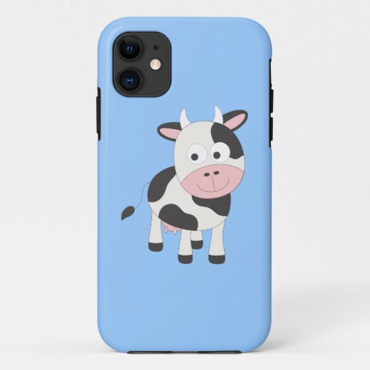 Coques Case-Mate iPhone Vache mignonne (Dos)