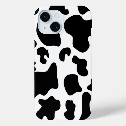 Coques Case-Mate iPhone Vache noire et blanche (Verso)