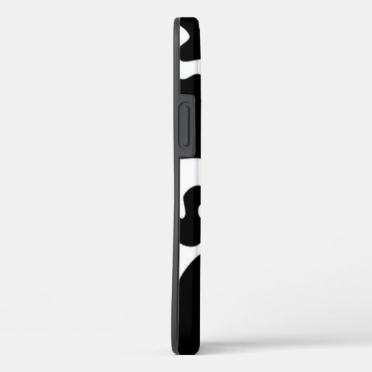 Coques Case-Mate iPhone Vache noire et blanche (Verso / Droite)