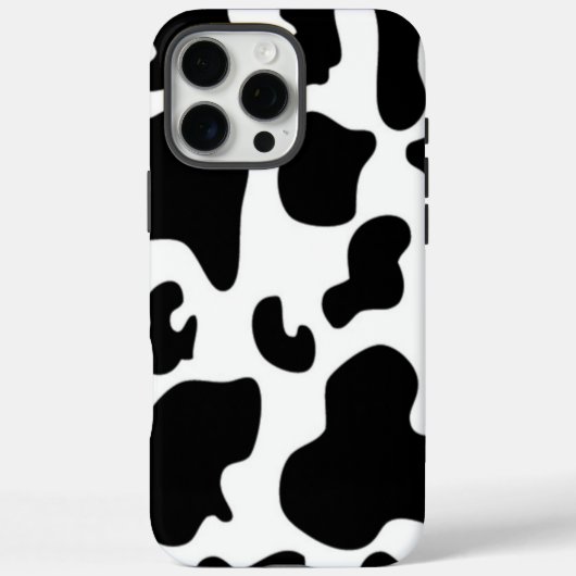 Coques Case-Mate iPhone Vache noire et blanche (Verso)