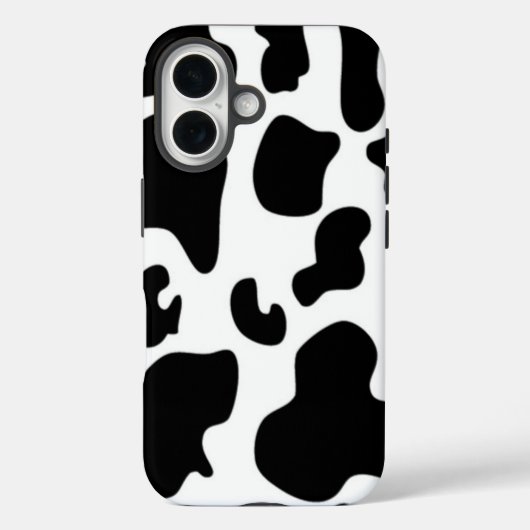 Coques Case-Mate iPhone Vache noire et blanche (Verso)