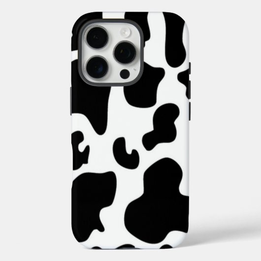 Coques Case-Mate iPhone Vache noire et blanche (Verso)