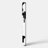 Coques Case-Mate iPhone Vache noire et blanche (Verso / Gauche)