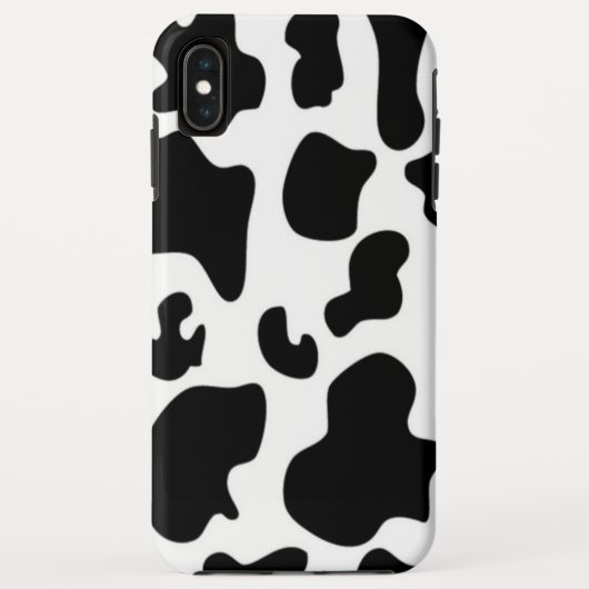 Coques Case-Mate iPhone Vache noire et blanche (Dos)