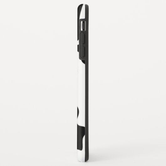 Coques Case-Mate iPhone Vache noire et blanche (Dos/Gauche)