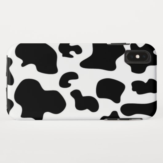 Coques Case-Mate iPhone Vache noire et blanche (Dos (Horizontal))