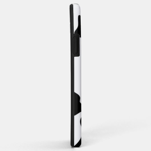 Coques Case-Mate iPhone Vache noire et blanche (Dos/Droite)