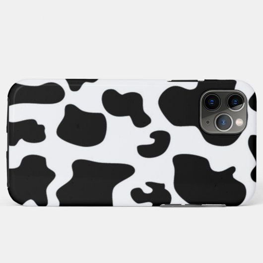 Coques Case-Mate iPhone Vache noire et blanche (Dos (Horizontal))