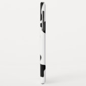 Coques Case-Mate iPhone Vache noire et blanche (Dos/Gauche)