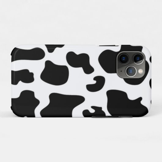 Coques Case-Mate iPhone Vache noire et blanche (Dos (Horizontal))