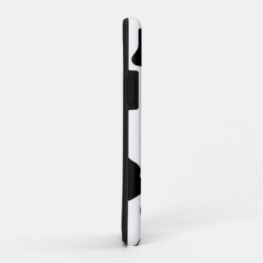 Coques Case-Mate iPhone Vache noire et blanche (Dos/Droite)