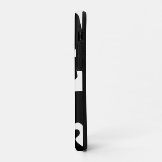 Coques Case-Mate iPhone Vache noire et blanche (Dos/Gauche)