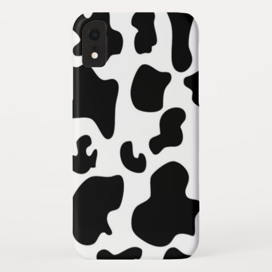 Coques Case-Mate iPhone Vache noire et blanche (Dos)