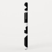 Coques Case-Mate iPhone Vache noire et blanche (Dos/Droite)