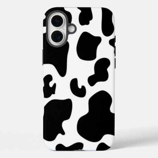 Coques Case-Mate iPhone Vache noire et blanche (Verso)