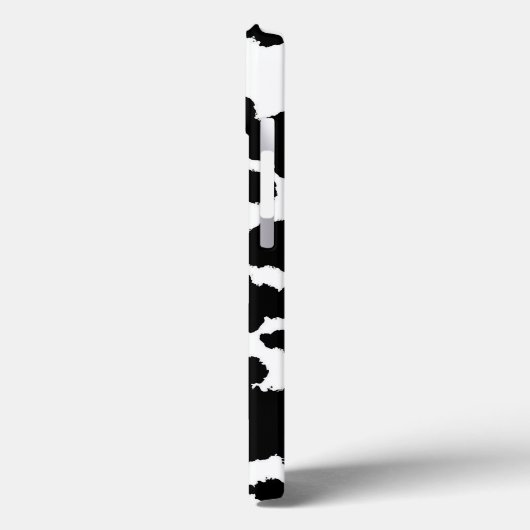 Coques Case-Mate iPhone Vache Noire Et Blanche Cachent La Fourrure (Verso / Gauche)