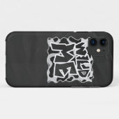Coques Case-Mate iPhone Vache Wild Me Noir et Blanc (Dos (Horizontal))