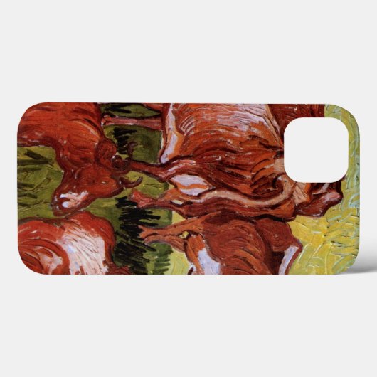 Coques Case-Mate iPhone Vaches (après Jordaens) par Vincent van Gogh (Verso (horizontal))