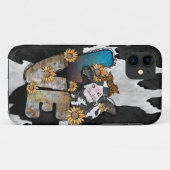 Coques Case-Mate iPhone Vaches d'amour de la vache (Dos (Horizontal))