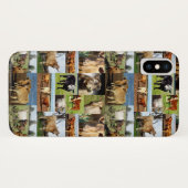 Coques Case-Mate iPhone Vaches Dans Un Collage Photo, (Dos (Horizontal))