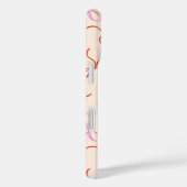 Coques Case-Mate iPhone Vaches roses - Coquette rouge et rose Preppy esthé (Verso / Droite)