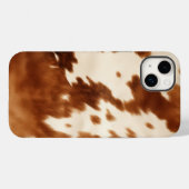 Coques Case-Mate iPhone Vachette à crème Brown occidentale (Verso (horizontal))