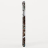 Coques Case-Mate iPhone Vachette blanche de l'Ouest Cuir Brown (Dos/Droite)