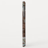 Coques Case-Mate iPhone Vachette blanche de l'Ouest Cuir Brown (Dos/Gauche)