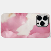 Coques Case-Mate iPhone Vachette blanche rose pâle (Verso (horizontal))