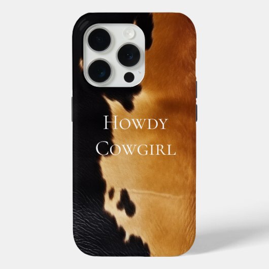 Coques Case-Mate iPhone Vachette noire Brown du sud-ouest (Verso)