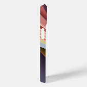 Coques Case-Mate iPhone Vague Abstrait de Vague Arc-en-ciel Moderne (Verso / Droite)